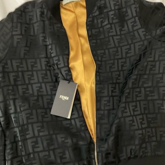 Fendi Black Jacket women size 44 - Picture 5 of 7